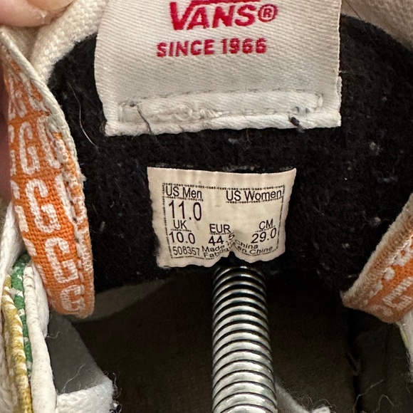 Vans Sk8 Hi Sneakers Mens Pride Month Skateboard Shoe Chukka High Top Size 11 - Picture 13 of 13